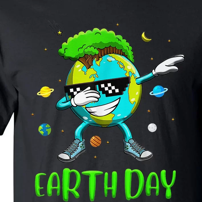 Earth Day Rocks Dabbing Earth Day Design Protect Our Earth Tall T-Shirt