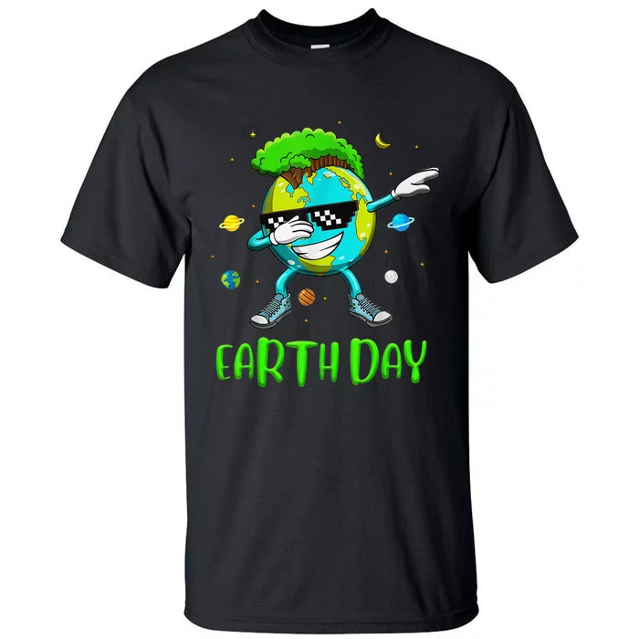 Earth Day Rocks Dabbing Earth Day Design Protect Our Earth Tall T-Shirt