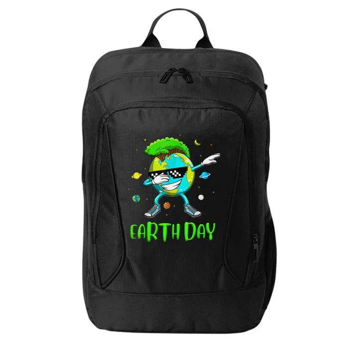 Earth Day Rocks Dabbing Earth Day Design Protect Our Earth City Backpack