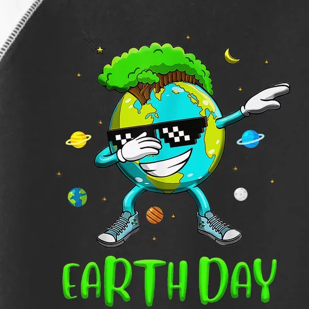 Earth Day Rocks Dabbing Earth Day Design Protect Our Earth Toddler Fine Jersey T-Shirt