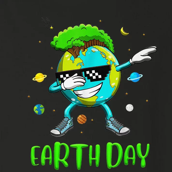 Earth Day Rocks Dabbing Earth Day Design Protect Our Earth Toddler Long Sleeve Shirt