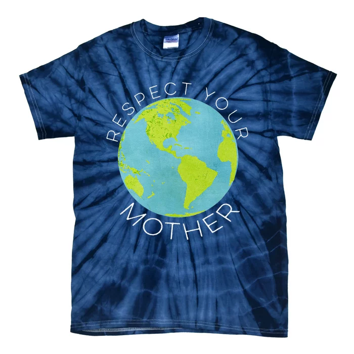 Earth Day, Respect Your Mother, Vegan And Vegetarian Tie-Dye T-Shirt