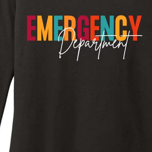 Emergency Departt Room Er Nurse Nursing Funny Funny Gift Funny Gift Womens CVC Long Sleeve Shirt