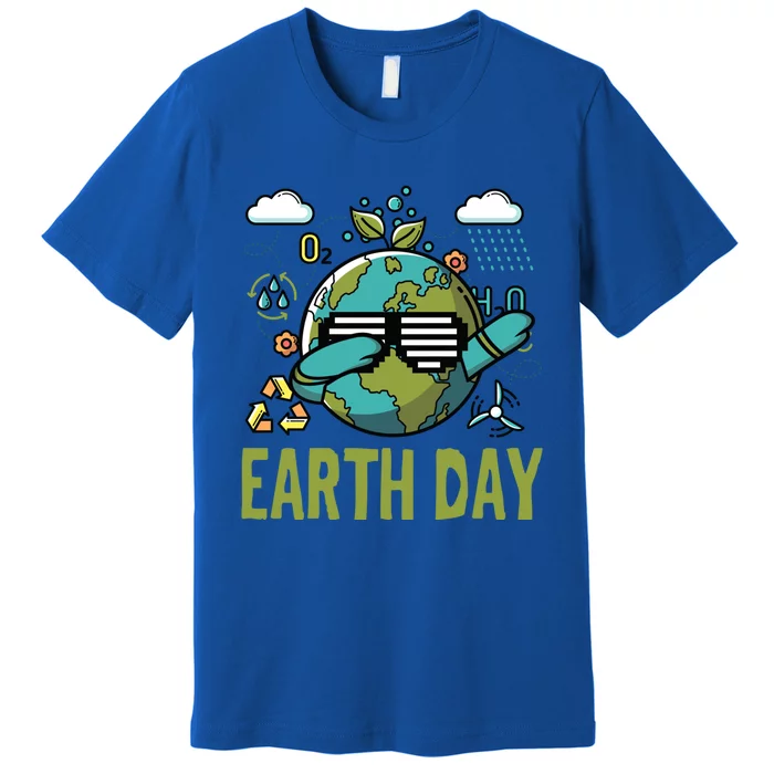 Earth Day Rocks Dabbing Dance Protect Our Earth Cute Gift Premium T-Shirt