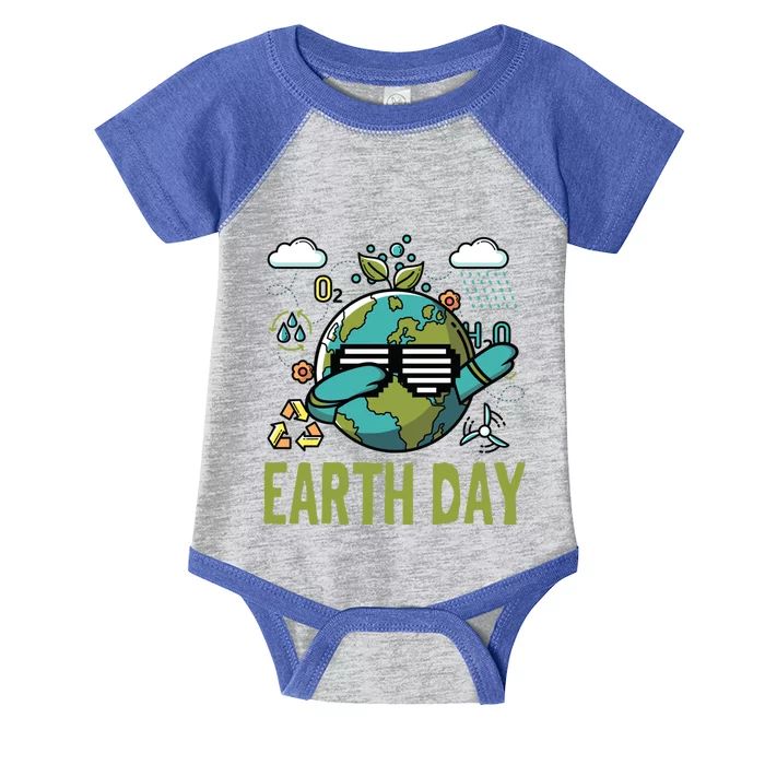 Earth Day Rocks Dabbing Dance Protect Our Earth Cute Gift Infant Baby Jersey Bodysuit