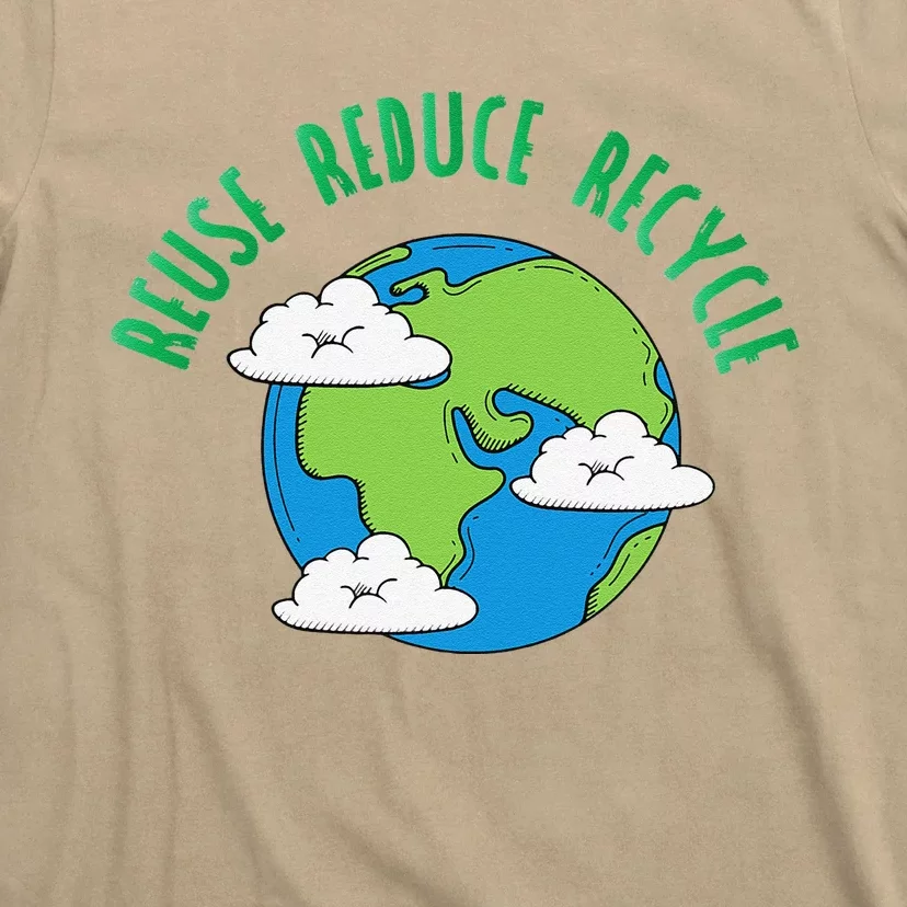 Earth Day Reduce Reuse Recycle Gift T-Shirt