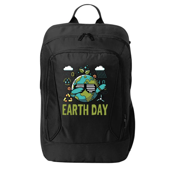 Earth Day Rocks Dabbing Dance Protect Our Earth Gift City Backpack