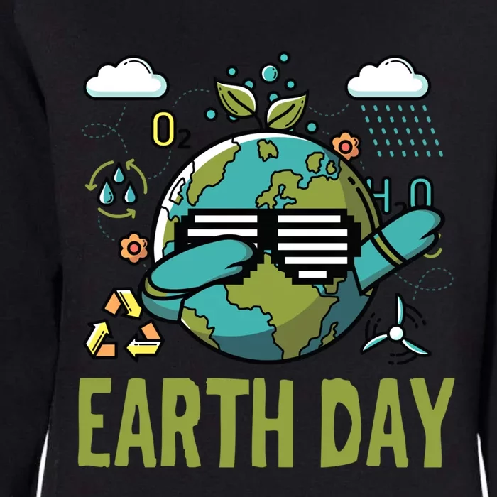 Earth Day Rocks Dabbing Dance Protect Our Earth Gift Womens California Wash Sweatshirt