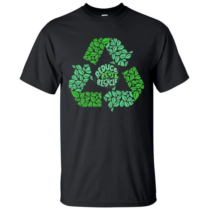 Earth Day Recycle Vintage Recycling Gift Tall T-Shirt