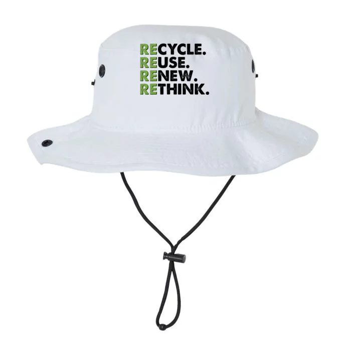 Earth Day Recycle Reuse Renew Rethink Legacy Cool Fit Booney Bucket Hat