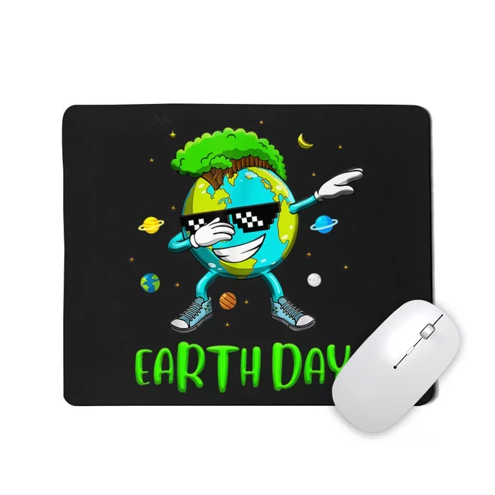 Earth Day Rocks Dabbing Earth Day Design Protect Our Earth Mousepad