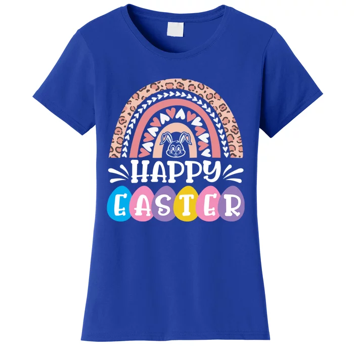 Easter Day Rainbow Easter Bunny Happy Easter Day Outfit Funny Gift Women's T-Shirt