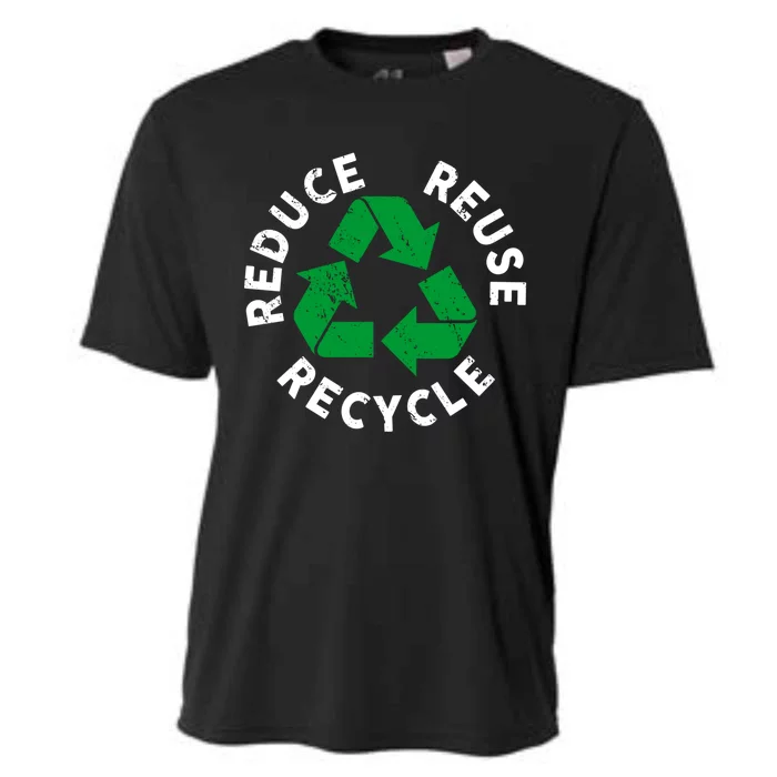 Earth Day Reduce Reuse Recycle Awesome Recycling Gift Cooling Performance Crew T-Shirt