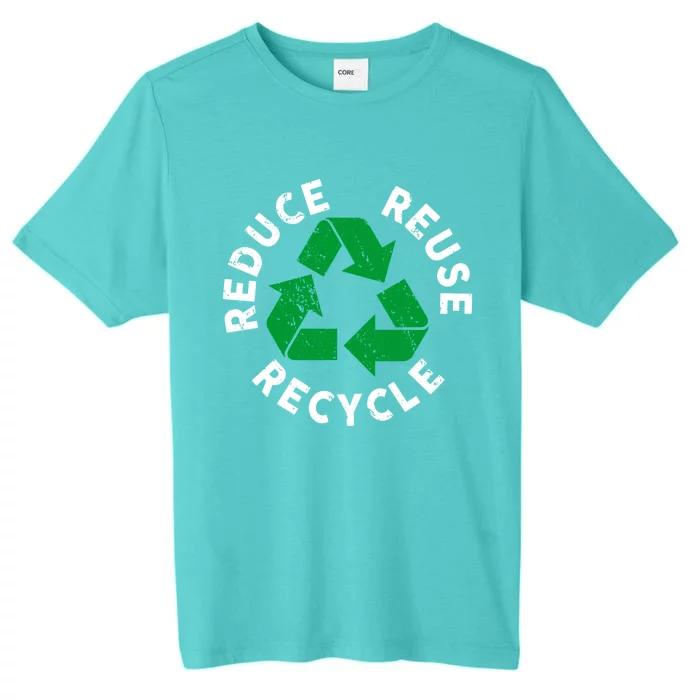 Earth Day Reduce Reuse Recycle Awesome Recycling Gift ChromaSoft Performance T-Shirt