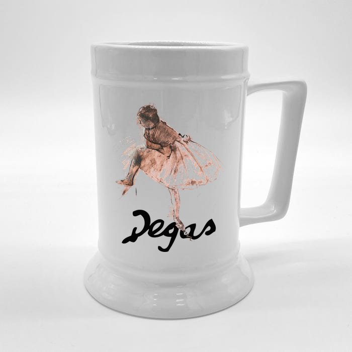 Edgar Degas Study Of A Ballet Dancer Front & Back Beer Stein