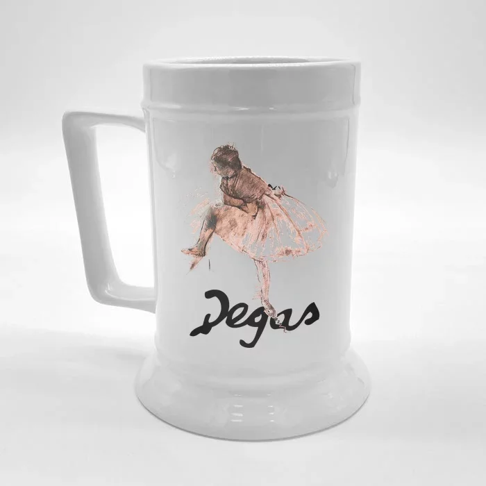 Edgar Degas Study Of A Ballet Dancer Front & Back Beer Stein