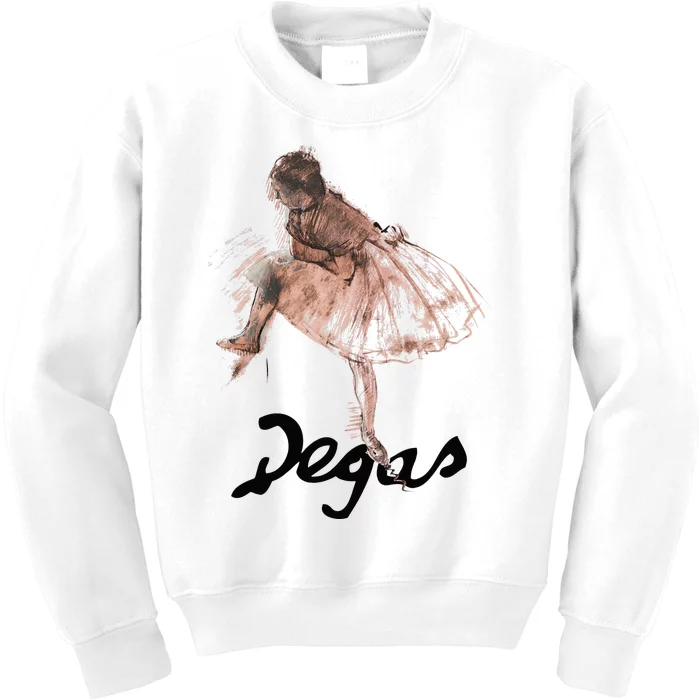 Edgar Degas Study Of A Ballet Dancer Kids Sweatshirt