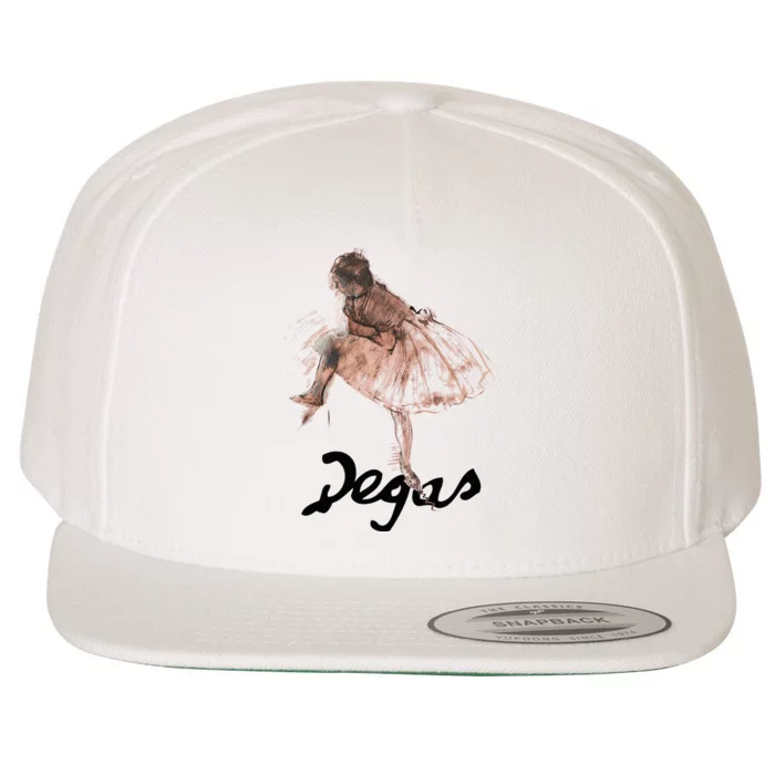 Edgar Degas Study Of A Ballet Dancer Wool Snapback Cap