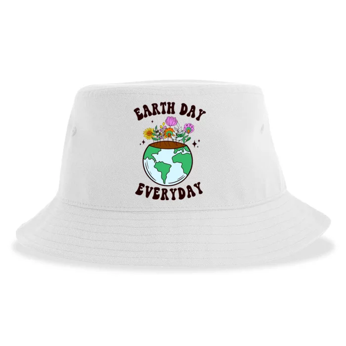 Earth Day Save Our Home Plant More Trees Go Planet Sustainable Bucket Hat