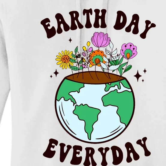 Earth Day Save Our Home Plant More Trees Go Planet Women's Pullover Hoodie