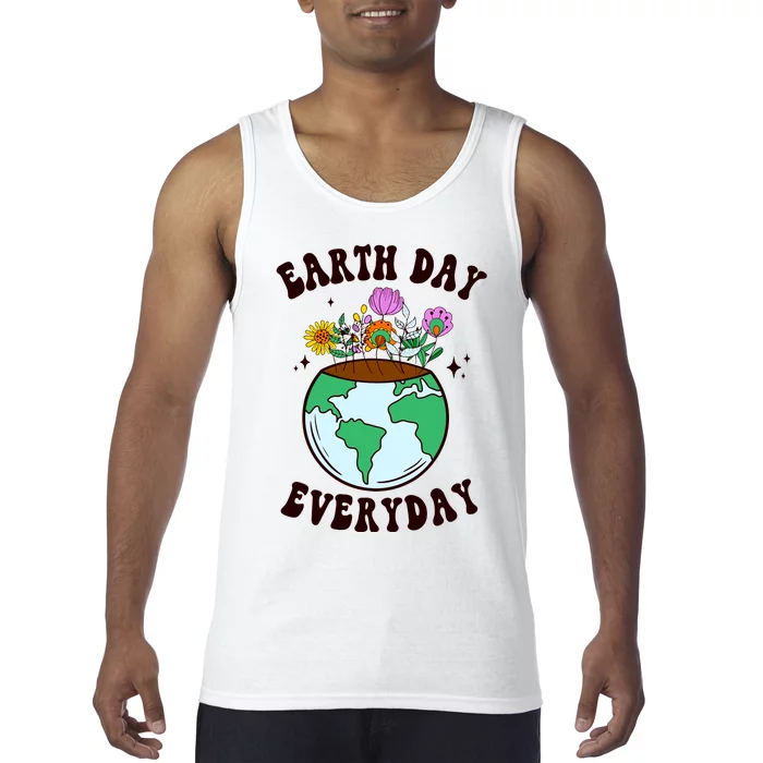 Earth Day Save Our Home Plant More Trees Go Planet Tank Top