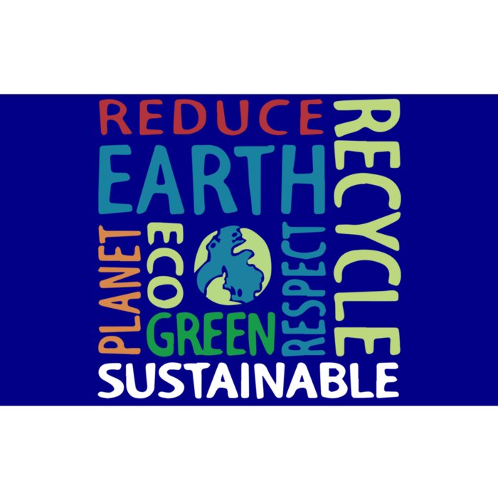 Earth Day Save Planet Rescue Animals Recycle Plastics Great Gift Bumper Sticker