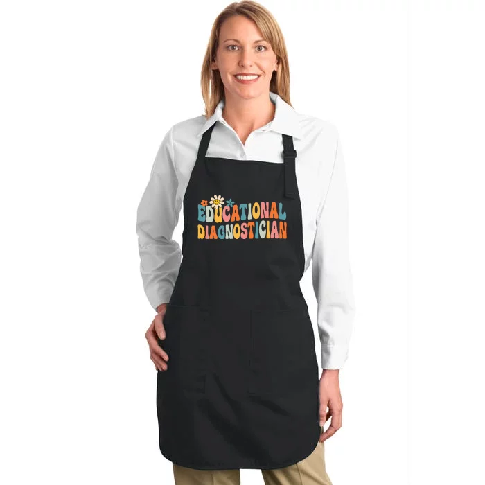 Educational Diagnostician School Psychologist Psych Assessor Full-Length Apron With Pocket