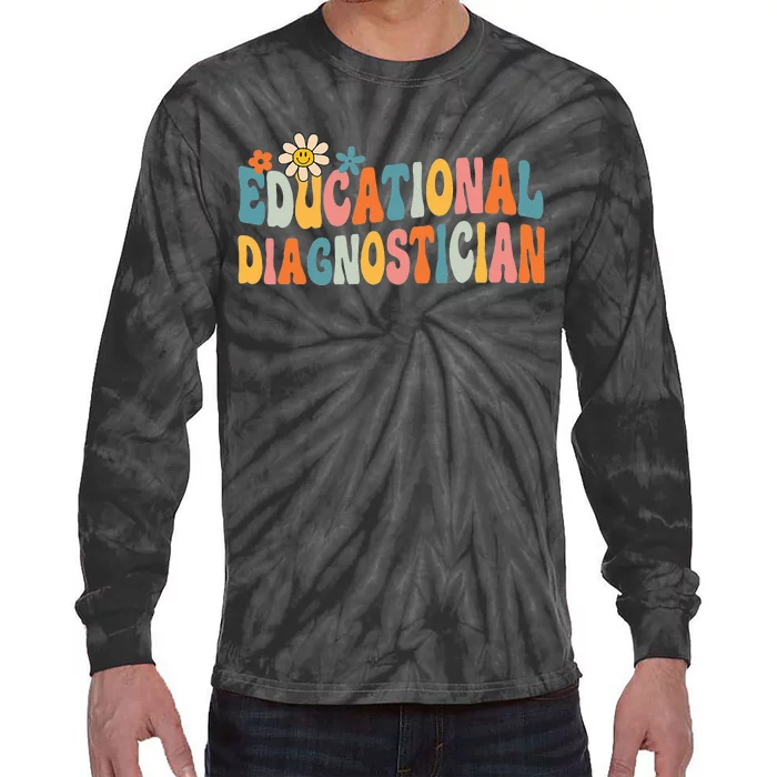 Educational Diagnostician School Psychologist Psych Assessor Tie-Dye Long Sleeve Shirt