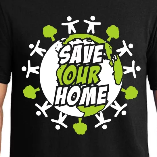 Earth Day Save The Planet Enviroment Eco Climate Change Pajama Set