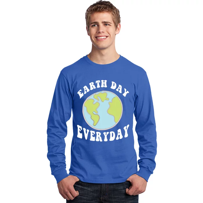 Earth Day Save Our Home Plant More Trees Go Planet Groovy Great Gift Long Sleeve Shirt