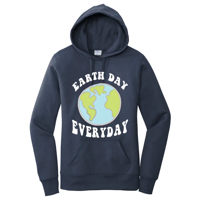 Earth Day Save Our Home Plant More Trees Go Planet Groovy Great Gift Women's Pullover Hoodie