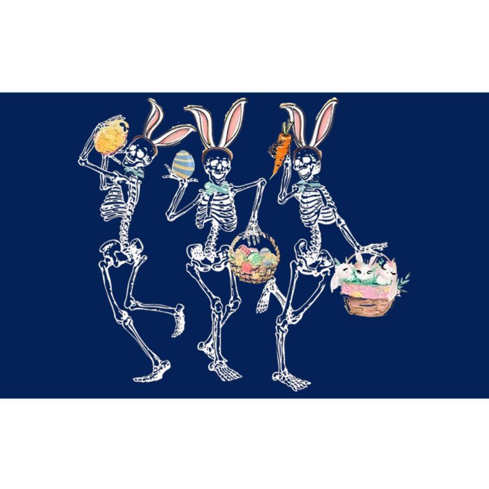 Easter Dancing Skeleton Bumper Sticker