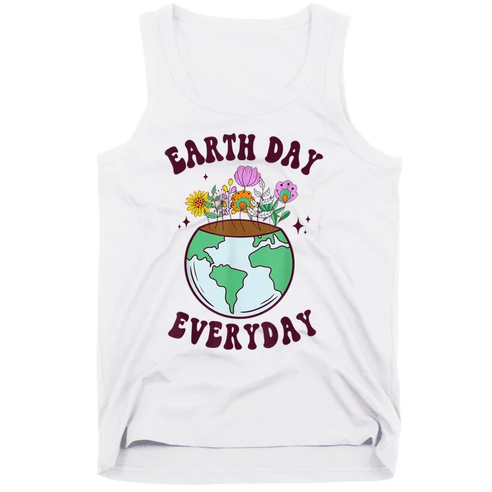 Earth Day Save Our Home Plant More Trees Go Planet Tank Top