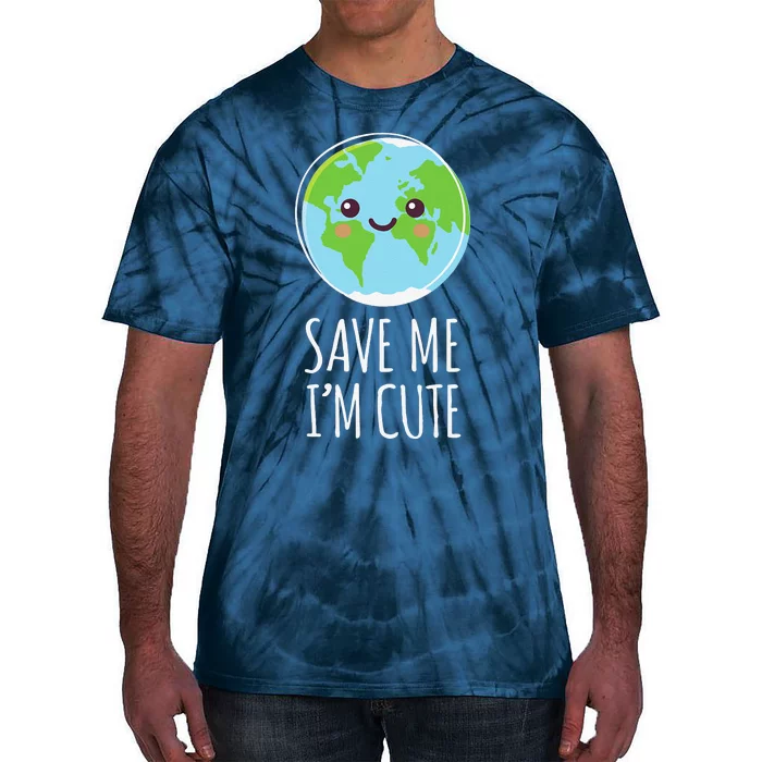 Earth Day Save Our Planet Recycle Climate Change Tie-Dye T-Shirt