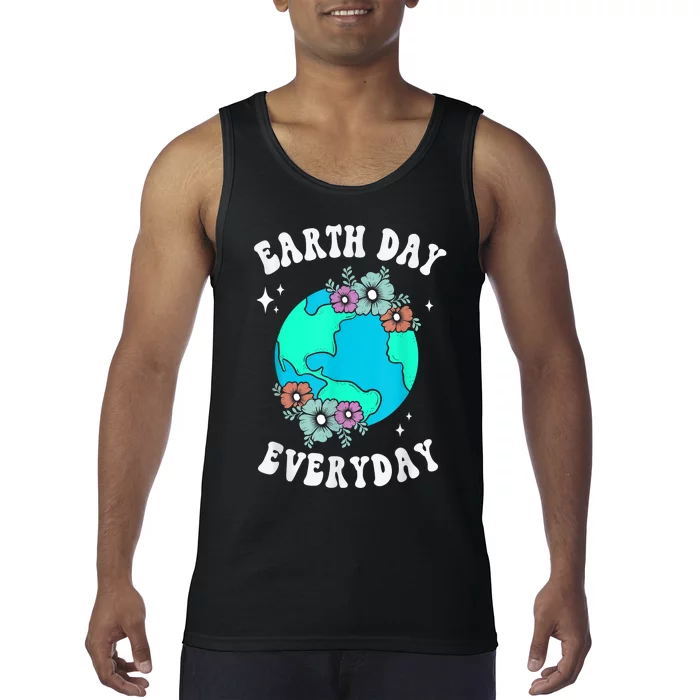 Earth Day Save Our Home Plant More Trees Go Planet Tank Top