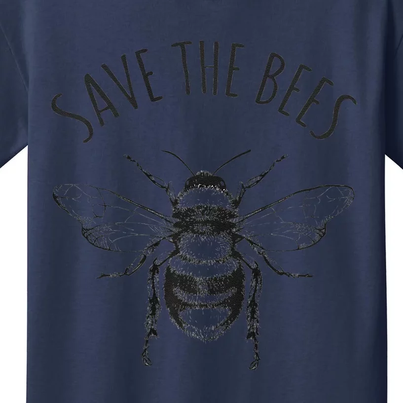 Earth Day Save Our Planet Save The Bees Kids T-Shirt