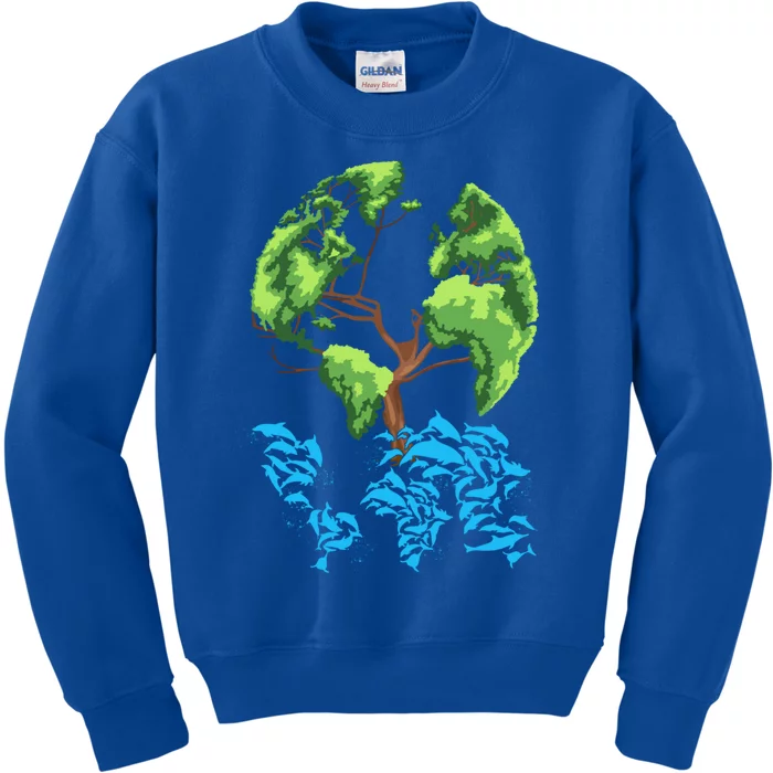 Earth Day Save Our Planet Environt Protection Funny Gift Kids Sweatshirt