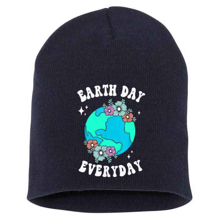 Earth Day Save Our Home Plant More Trees Go Planet Short Acrylic Beanie