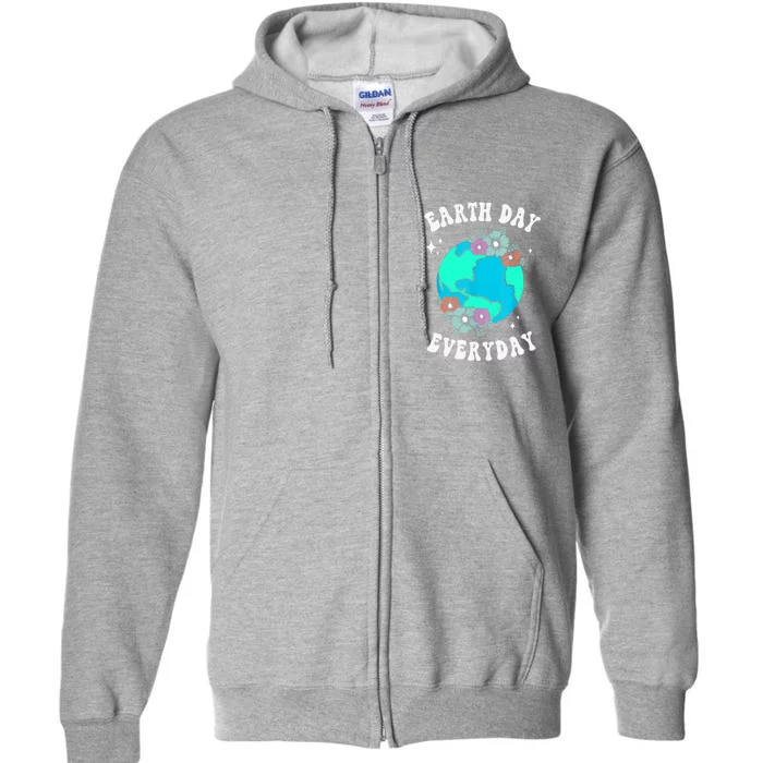 Earth Day Save Our Home Plant More Trees Go Planet Full Zip Hoodie