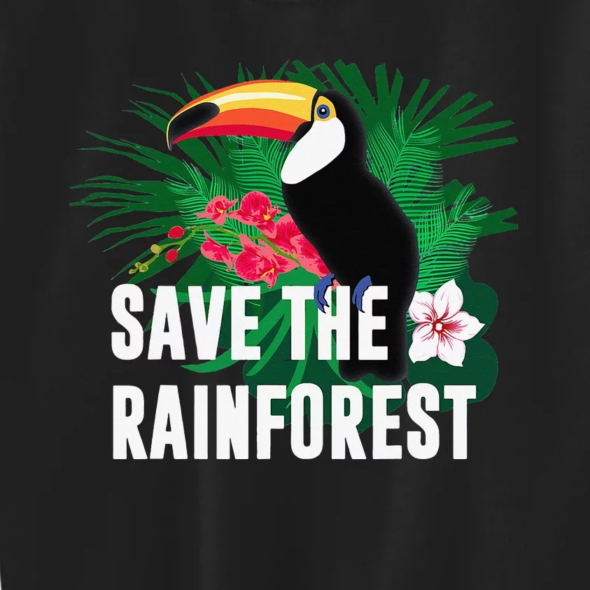 Earth Day Save The Rainforest Kids Sweatshirt