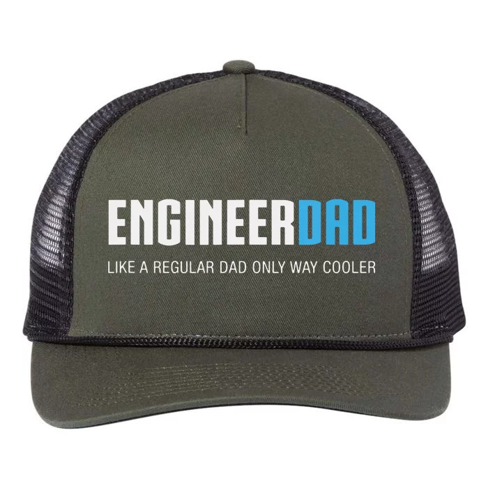 Engineer Dad Shirts Funny Cute Fathers Day Gift Retro Rope Trucker Hat Cap