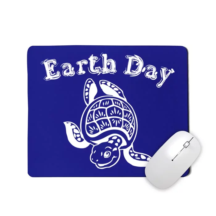 Earth Day Sea Turtle Animal Nature Conservation Activist Gift Mousepad