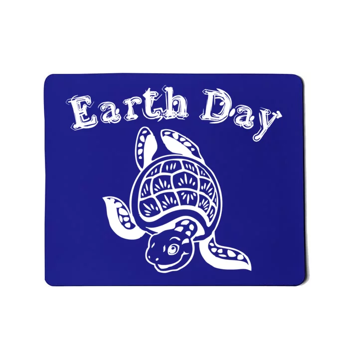 Earth Day Sea Turtle Animal Nature Conservation Activist Gift Mousepad