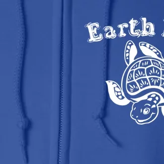 Earth Day Sea Turtle Animal Nature Conservation Activist Gift Full Zip Hoodie