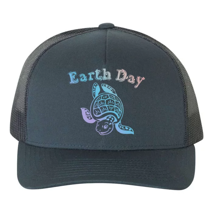 Earth Day Sea Turtle Animal Nature Conservation Activist Cool Gift Yupoong Adult 5-Panel Trucker Hat