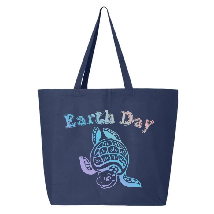 Earth Day Sea Turtle Animal Nature Conservation Activist Cool Gift 25L Jumbo Tote