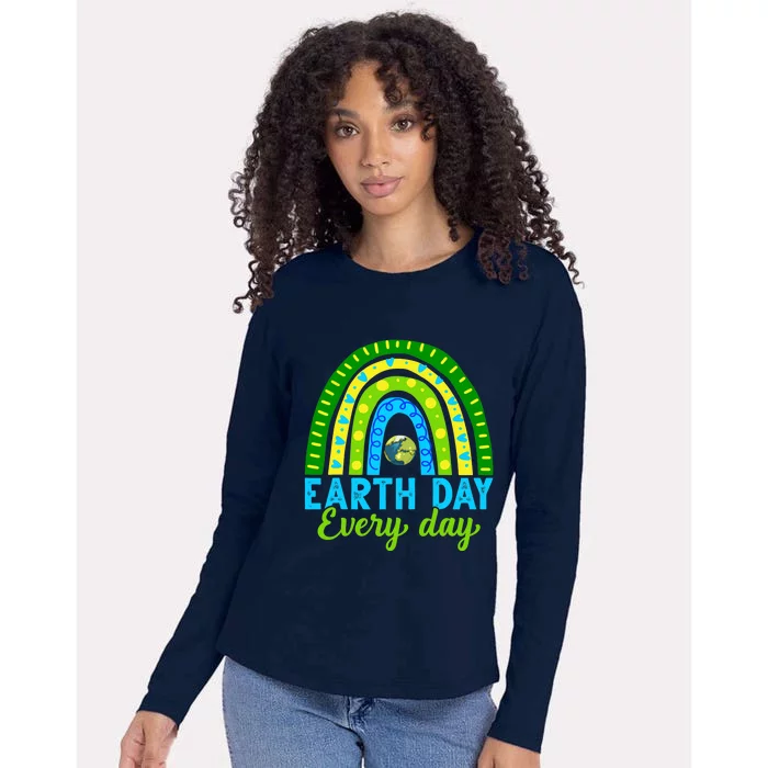 Earth Day Save Our Home Plant More Trees Go Planet Womens Cotton Relaxed Long Sleeve T-Shirt