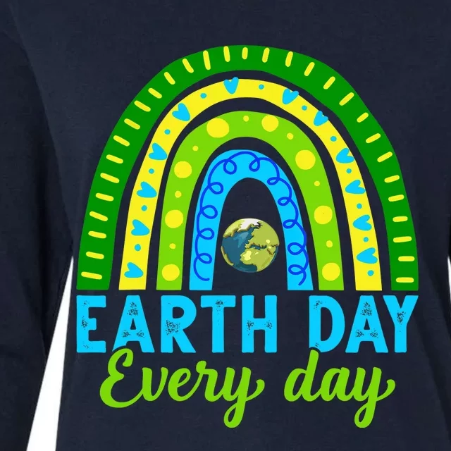 Earth Day Save Our Home Plant More Trees Go Planet Womens Cotton Relaxed Long Sleeve T-Shirt