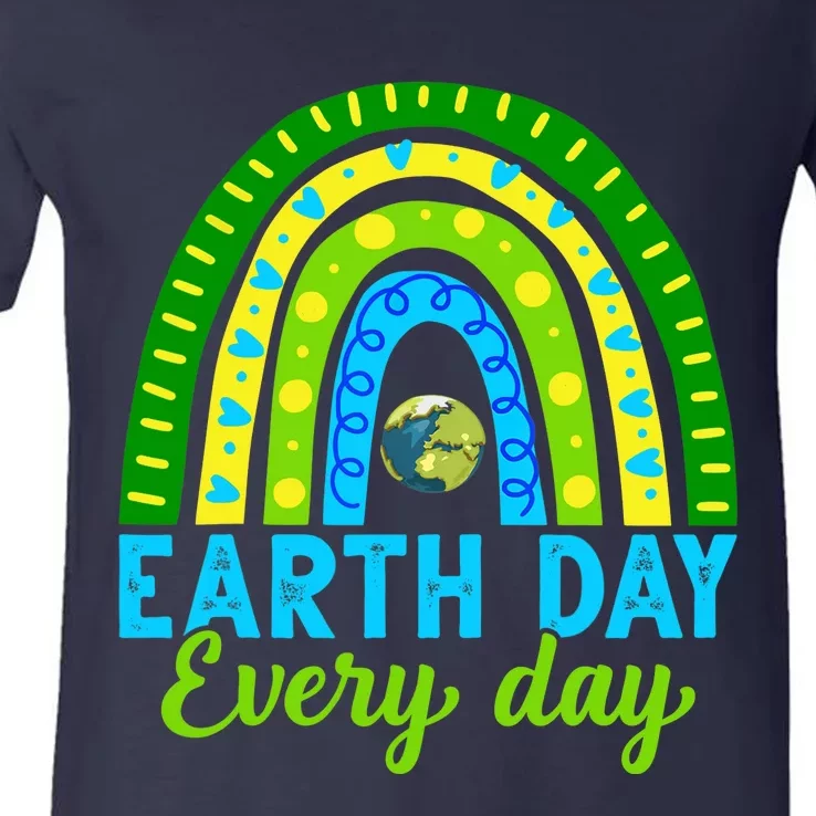 Earth Day Save Our Home Plant More Trees Go Planet V-Neck T-Shirt