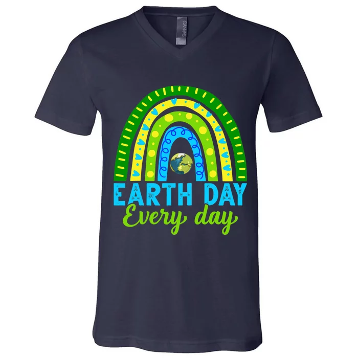 Earth Day Save Our Home Plant More Trees Go Planet V-Neck T-Shirt